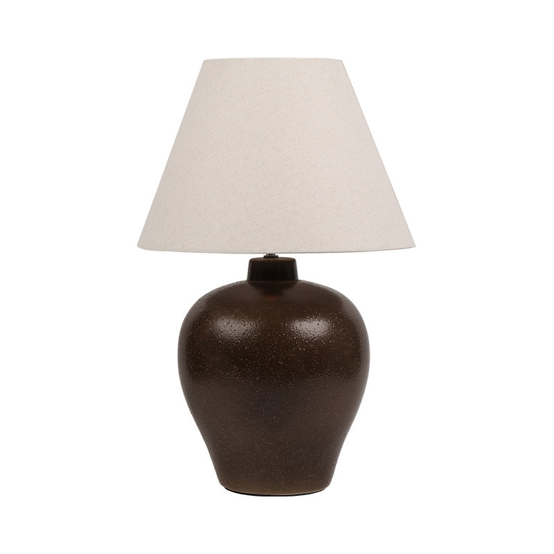 Jar com cerâmica novo luminador de mesa de cabeceira chinês de estilo chinês