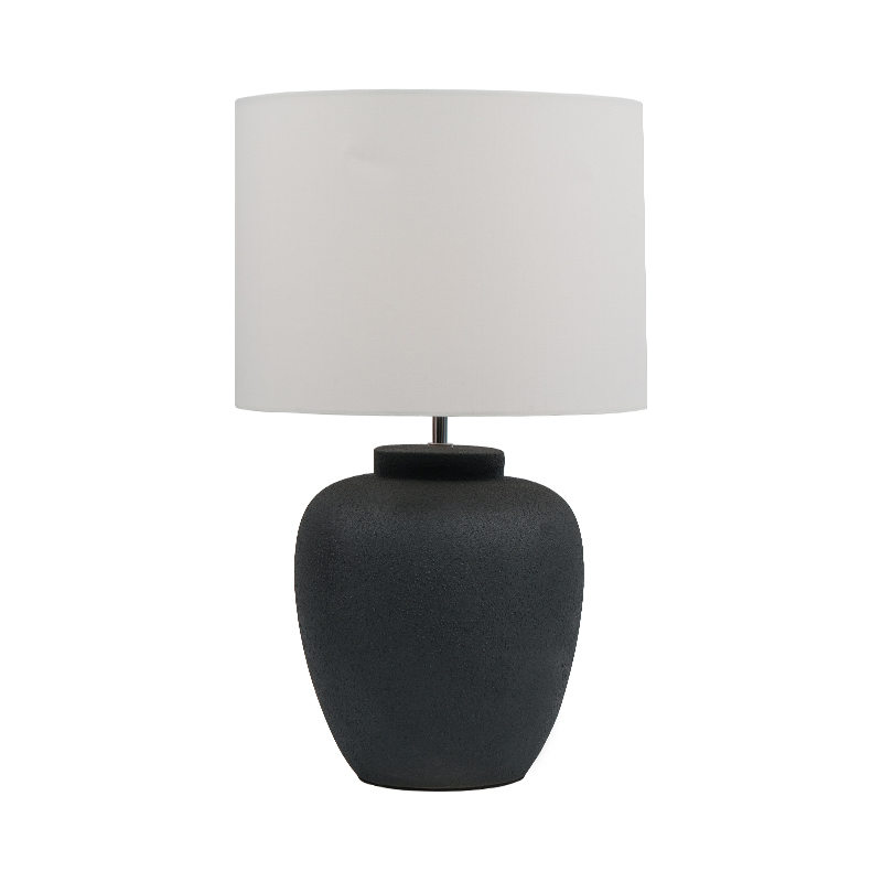 Jar com cerâmica novo luminador de mesa de cabeceira chinês de estilo chinês