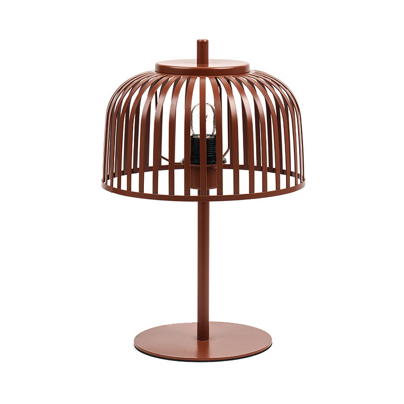Lâmpada de mesa decorativa de ferro nórdico