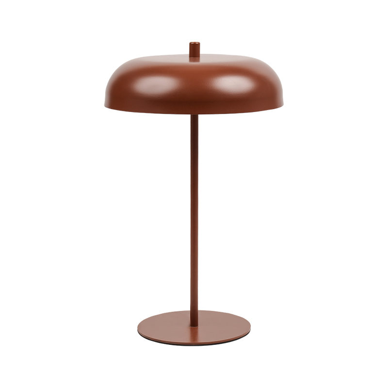 LED de lâmpada de mesa de metal vintage