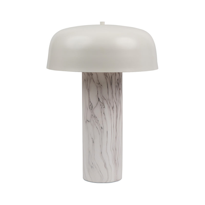 Lâmpada de mesa de mármore nórdica