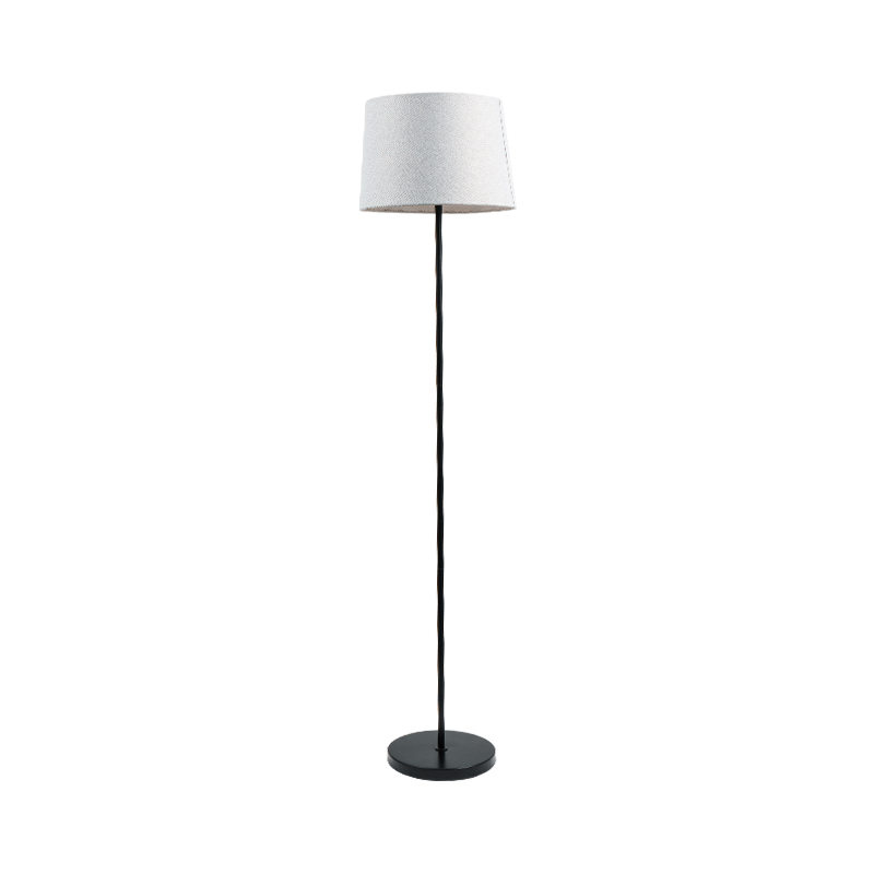 Capa de tecido luminária de piso de iluminação reta