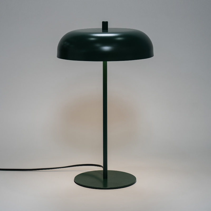 LED de lâmpada de mesa de metal vintage