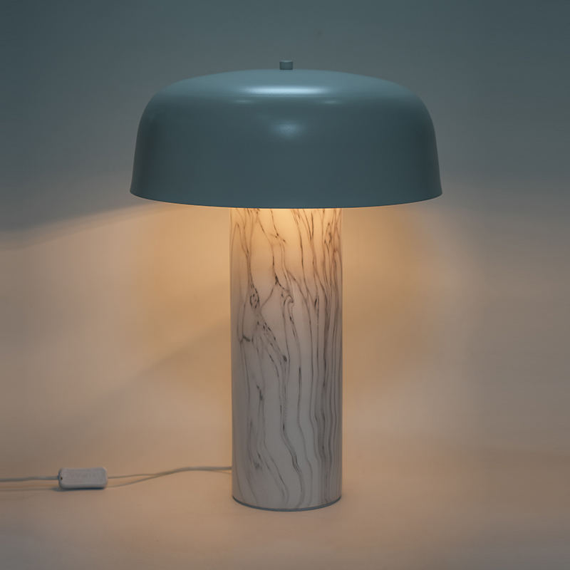 Lâmpada de mesa de mármore nórdica