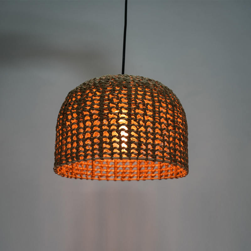 Rattan Retro Hotel e B&B lustre (tecelagem de corda de cânhamo)