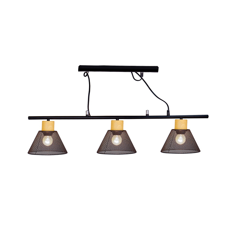 Restaurando lustre de ferro de três cabeças